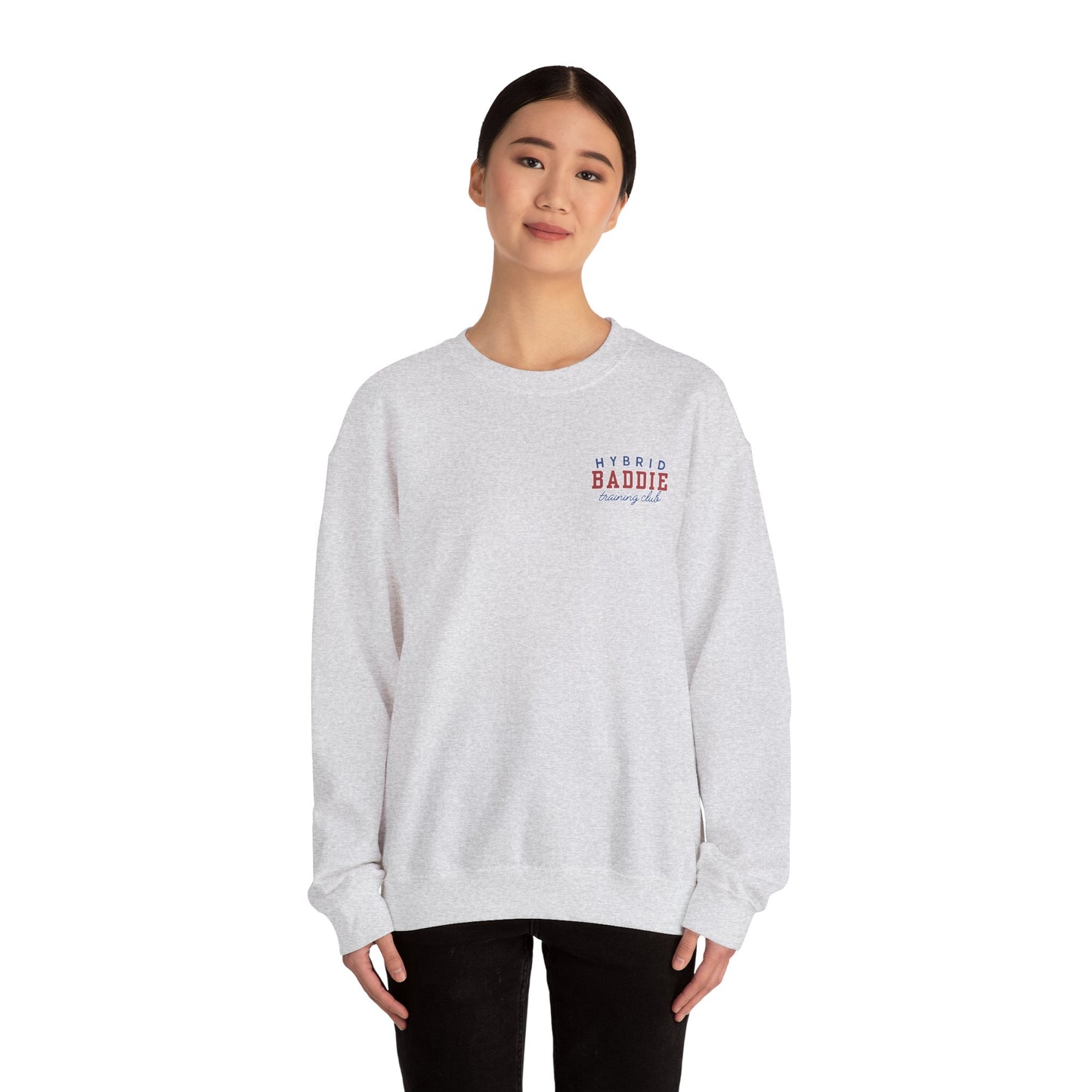 Hybrid Baddie training club crewneck sweatshirt | Est. 2026
