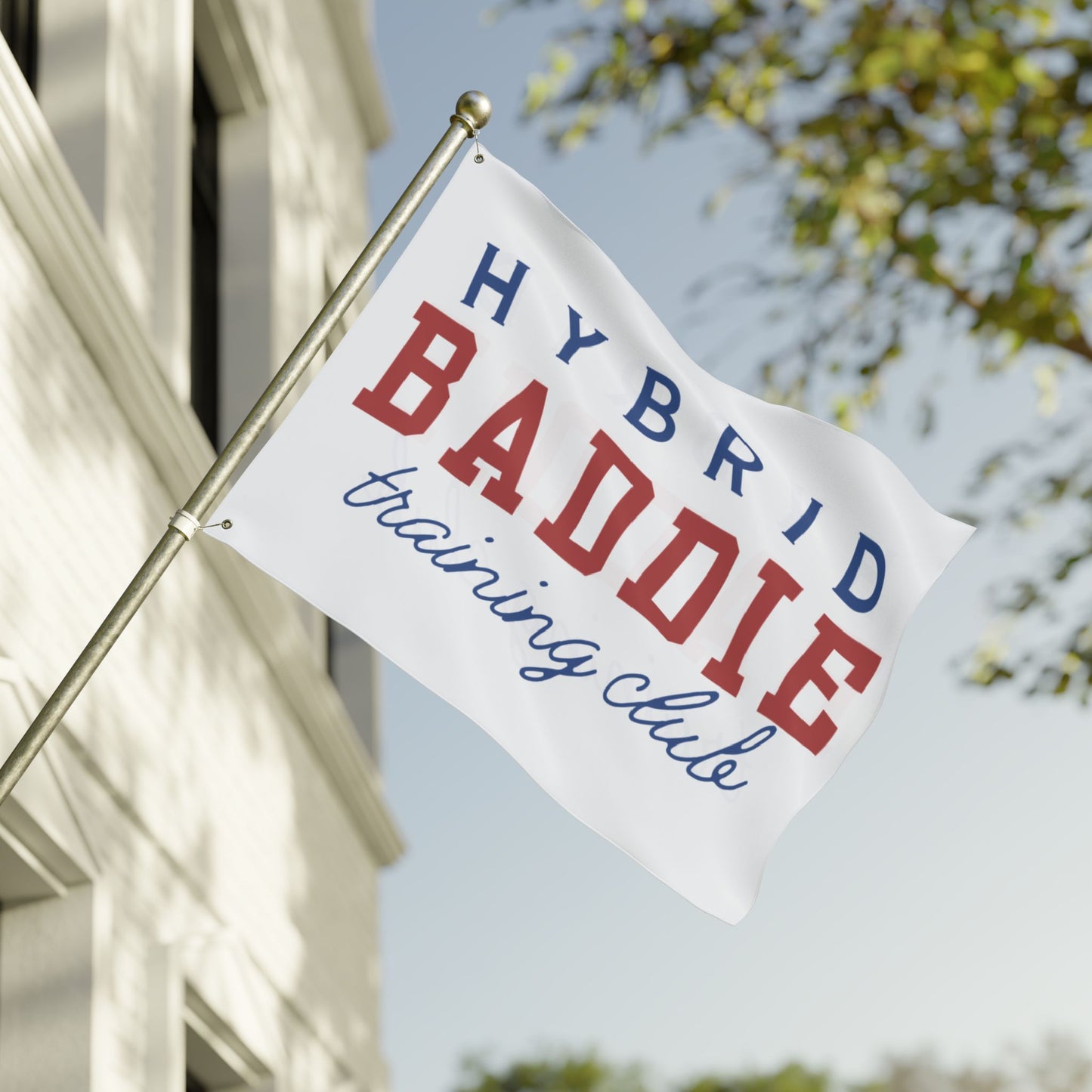 Hybrid Baddie Training Club Flag — Double-Sided Gym Banner 2026 season
