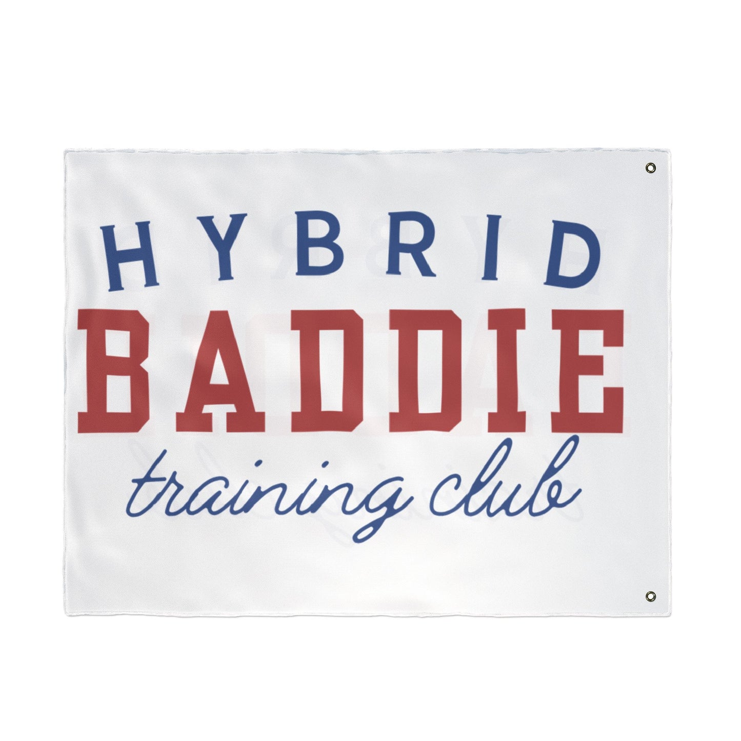 Hybrid Baddie Training Club Flag — Double-Sided Gym Banner 2026 season