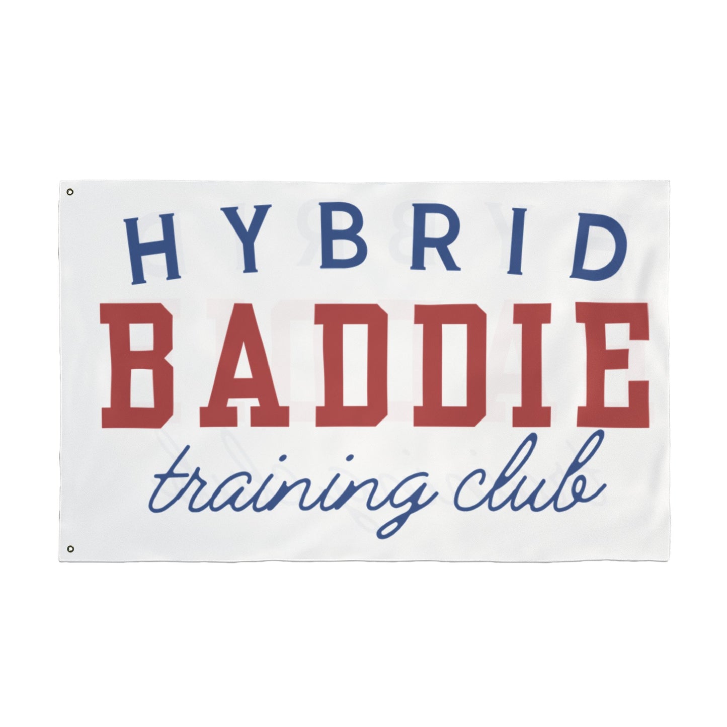 Hybrid Baddie Training Club Flag — Double-Sided Gym Banner 2026 season