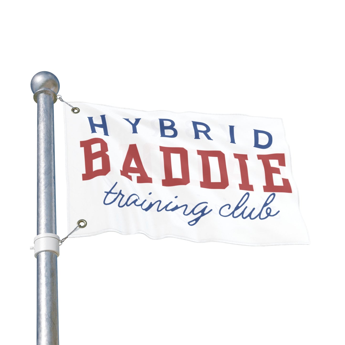 Hybrid Baddie Training Club Flag — Double-Sided Gym Banner 2026 season