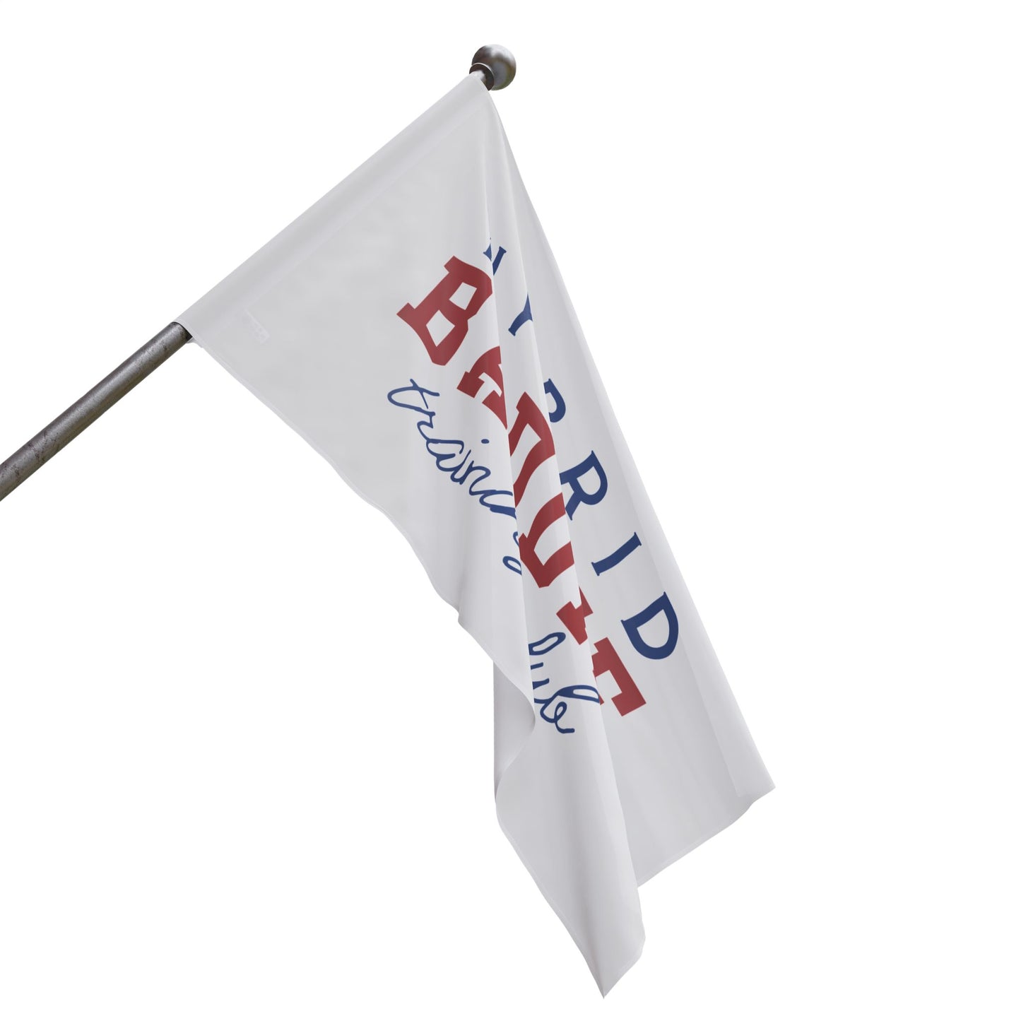 Flag — "Hybrid Baddie Training Club" Decorative Flag | Gym, Fitness & Dorm Room Wall Banner