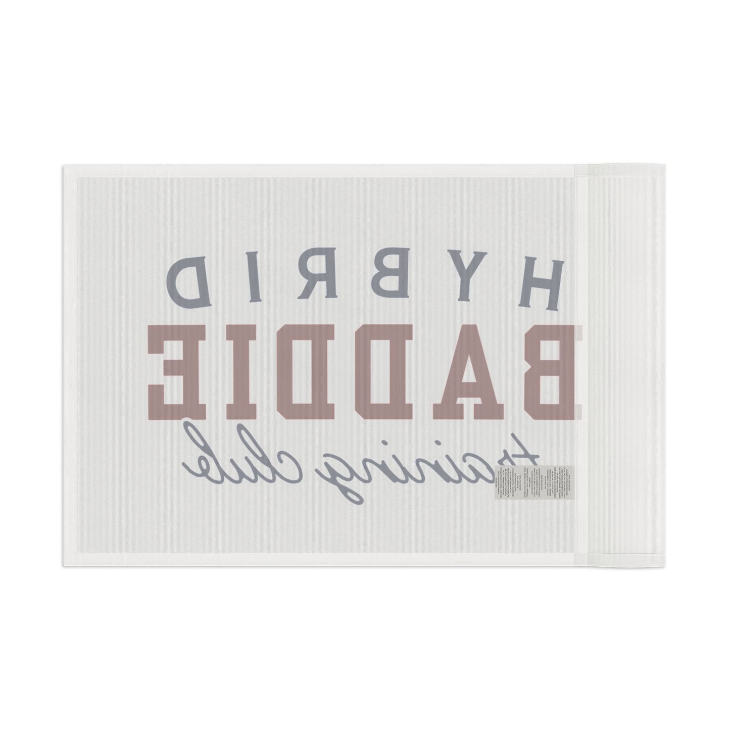Flag — "Hybrid Baddie Training Club" Decorative Flag | Gym, Fitness & Dorm Room Wall Banner