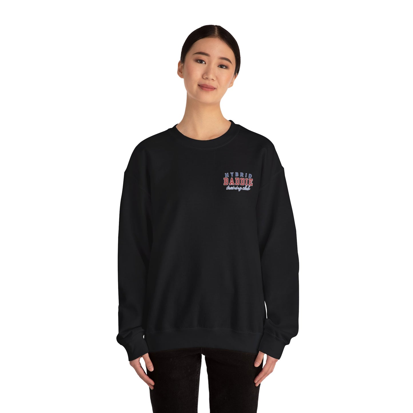 Hybrid Baddie training club crewneck sweatshirt | Est. 2026