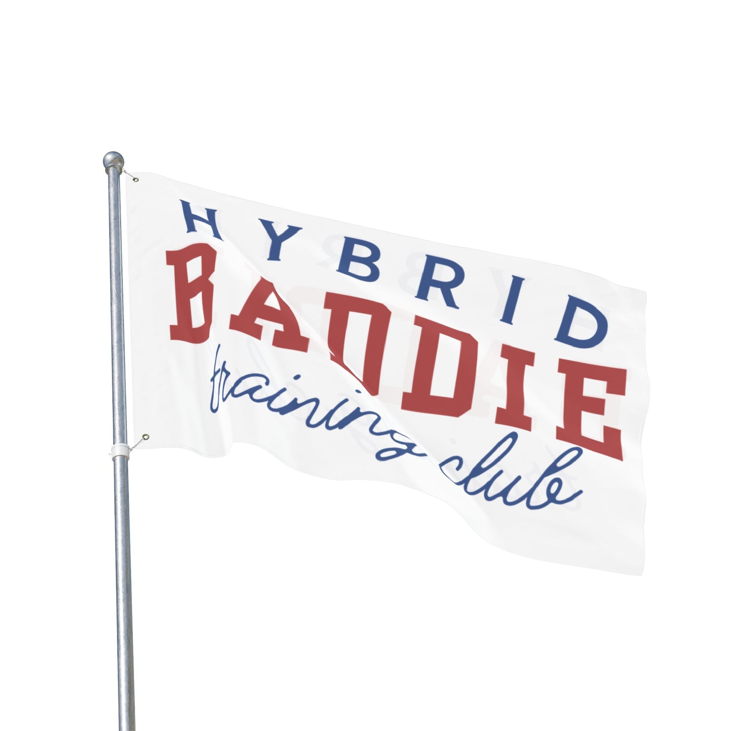 Hybrid Baddie Training Club Flag — Double-Sided Gym Banner 2026 season
