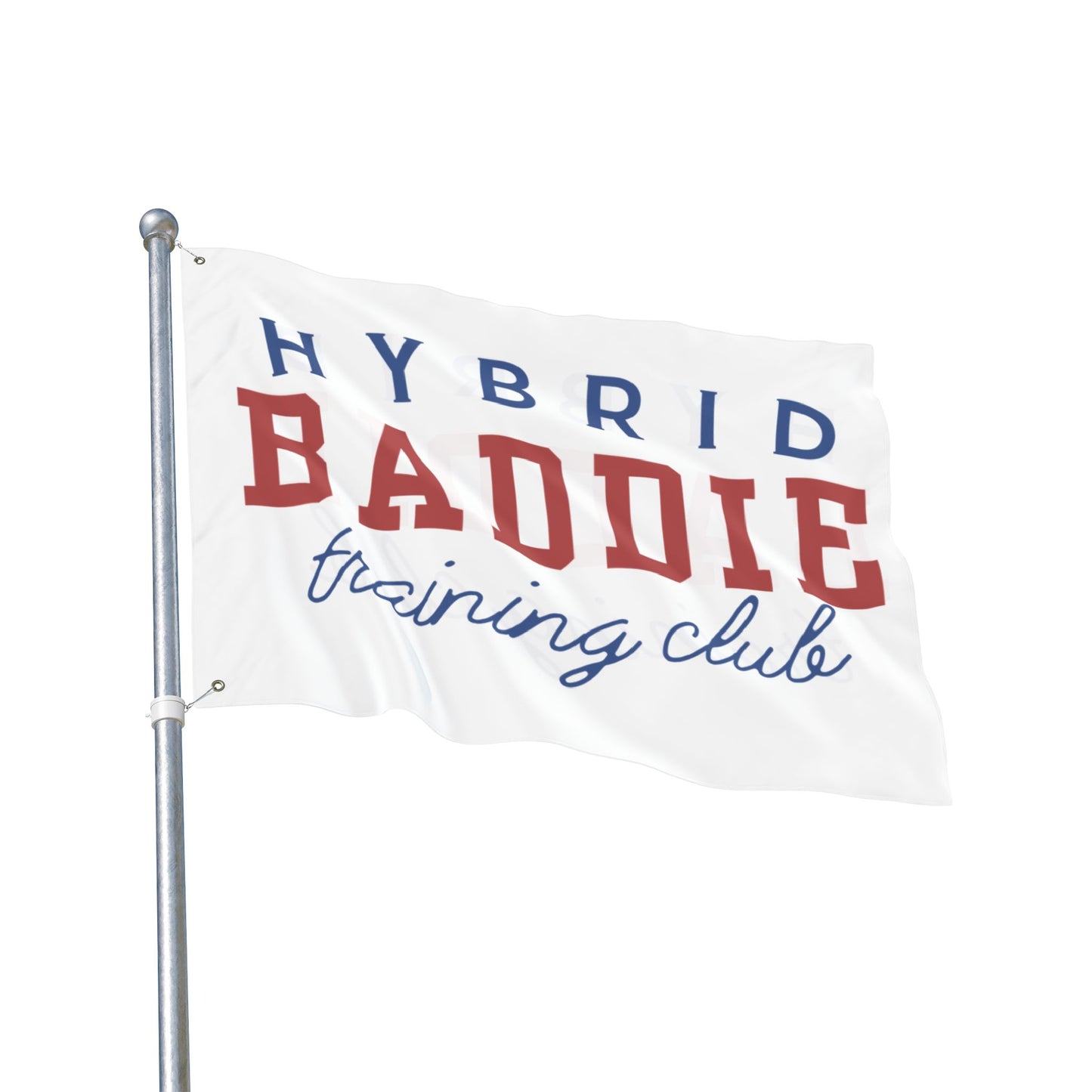 Hybrid Baddie Training Club Flag — Double-Sided Gym Banner 2026 season