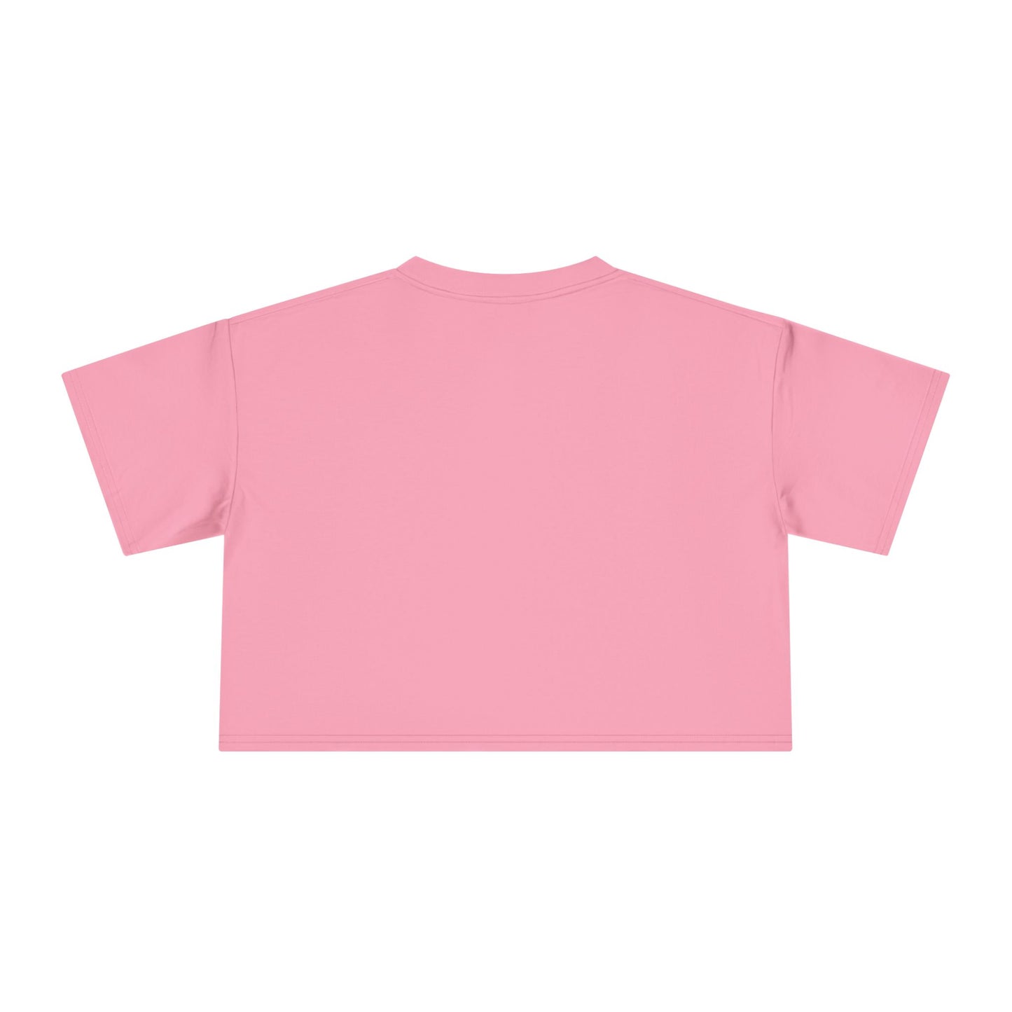 Hybrid Baddie Training Club Crop Tee — white letters