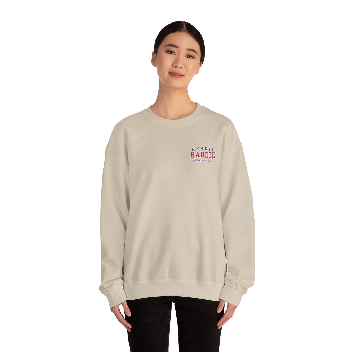 Hybrid Baddie training club crewneck sweatshirt | Est. 2026