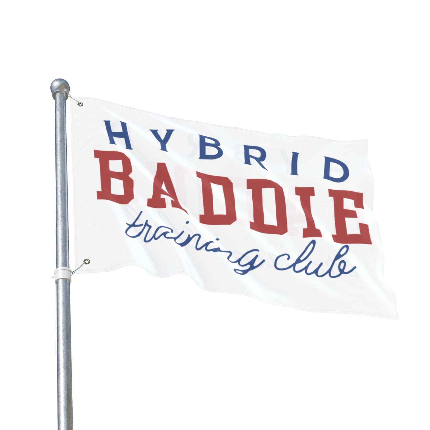 Hybrid Baddie Training Club Flag — Double-Sided Gym Banner 2026 season