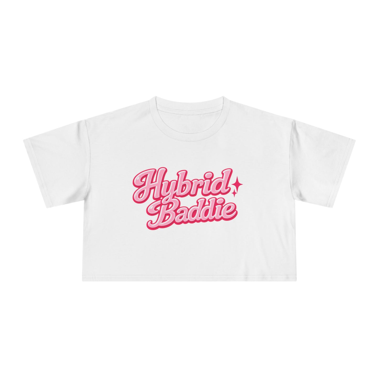 Hybrid Baddie Training Club Crop Tee —BARBIE