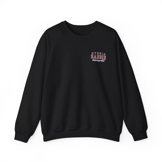 Hybrid Baddie training club crewneck sweatshirt | Est. 2026