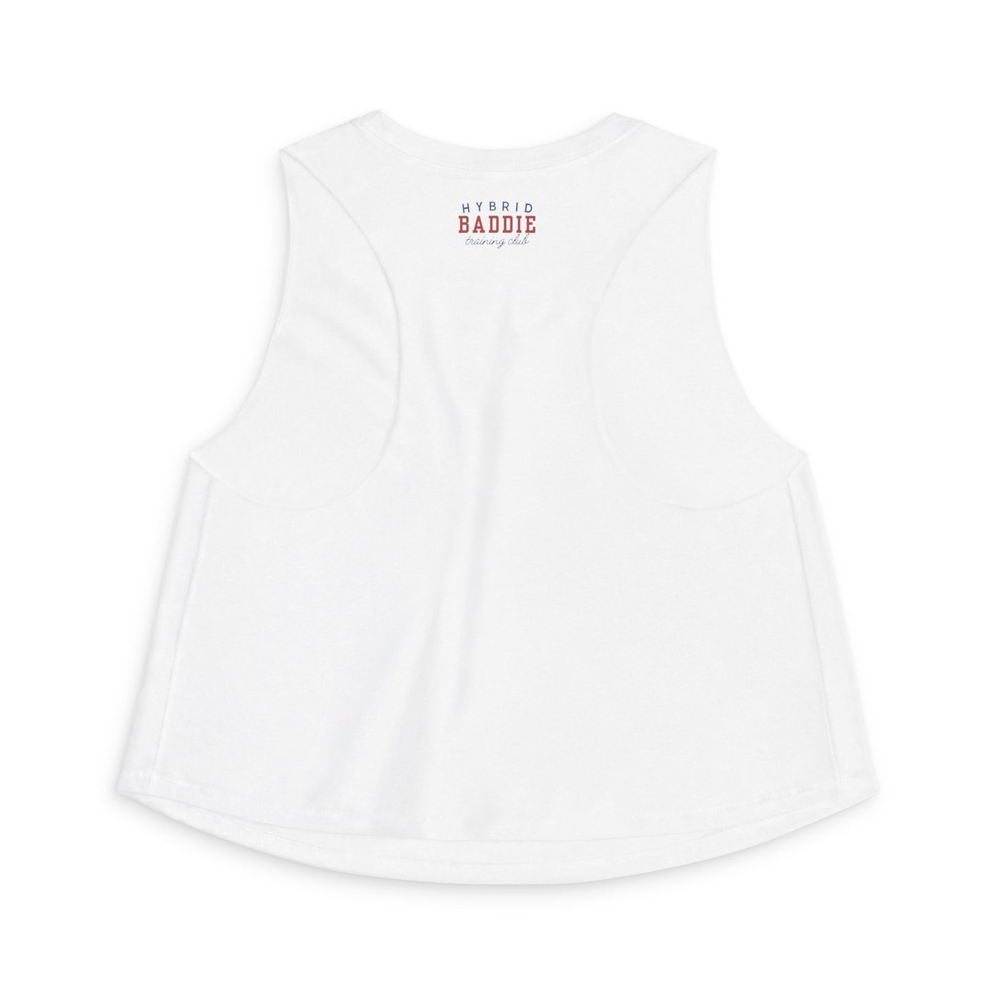 PR or ER Crop Tank Top — Funny Gym & College Workout Crop Top