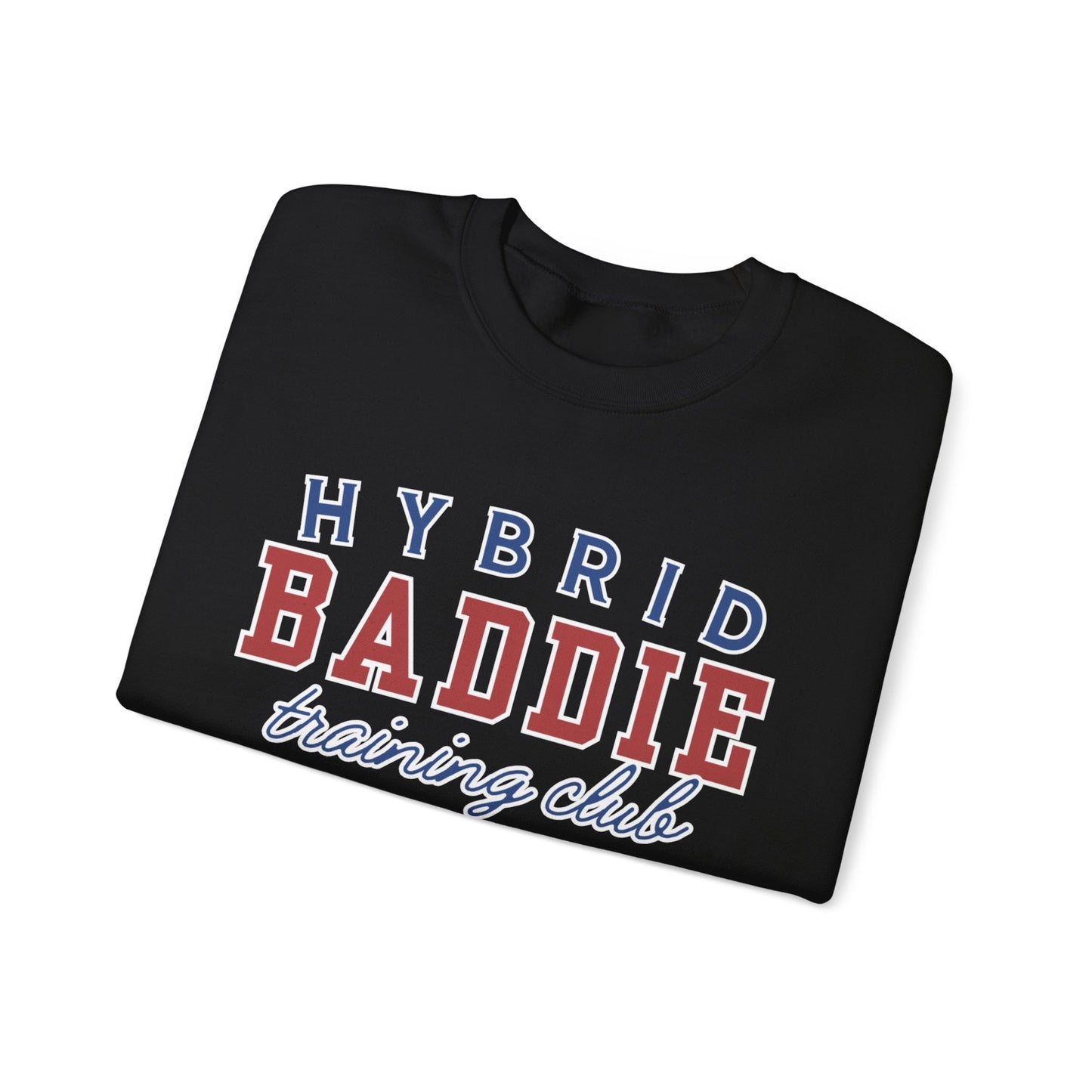 Hybrid BADDIE Training Club Sweatshirt - large front logo