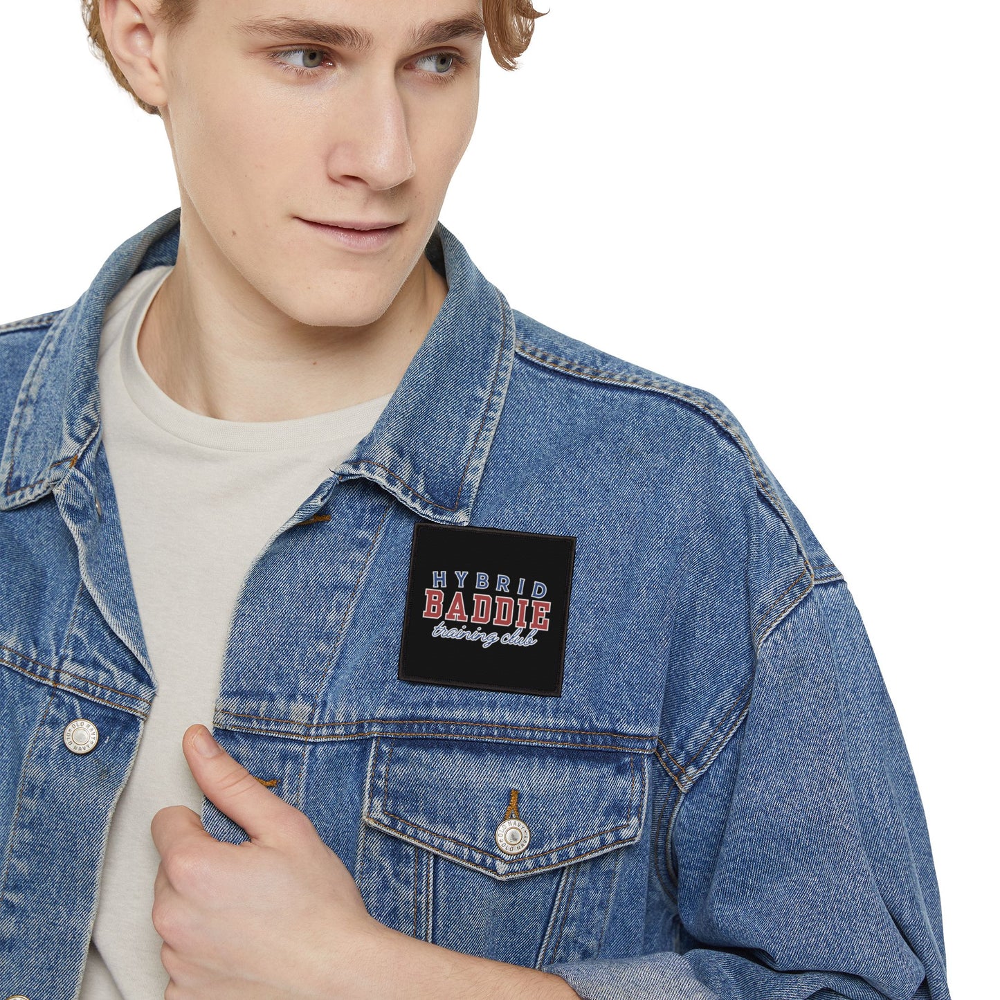 Hybrid Baddie Iron-On Patch — Vintage Varsity Style Jacket Patch