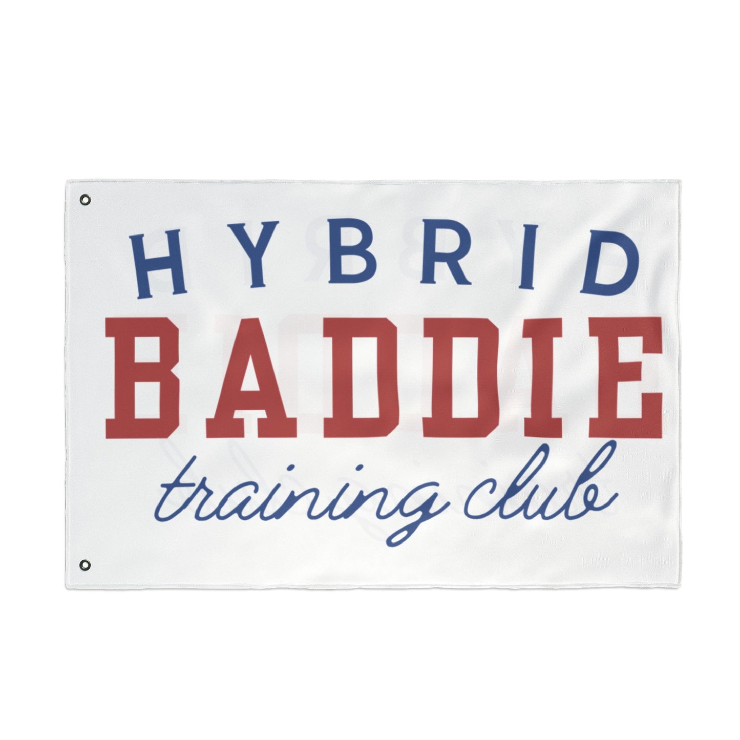 Hybrid Baddie Training Club Flag — Double-Sided Gym Banner 2026 season