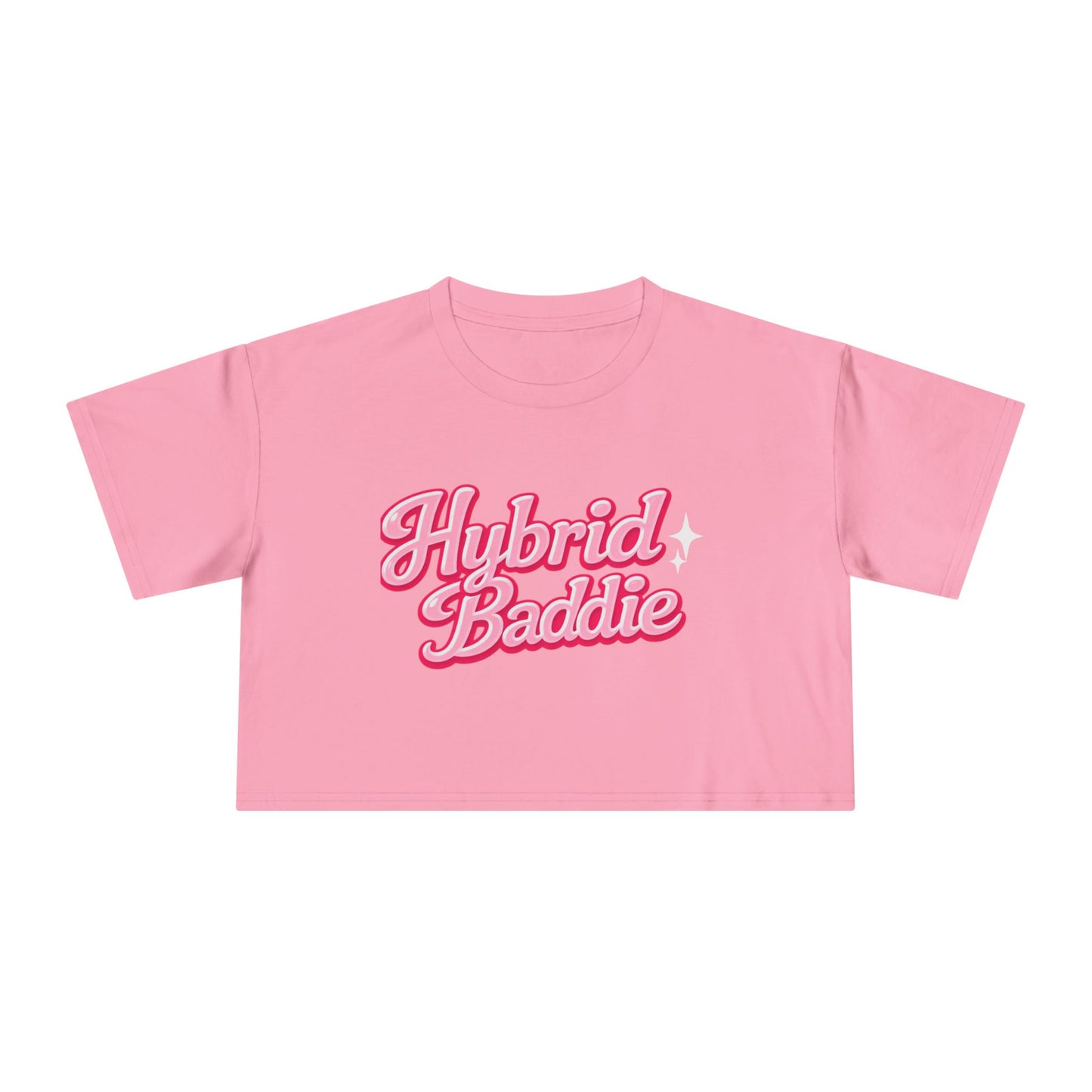 Hybrid Baddie Training Club Crop Tee —BARBIE